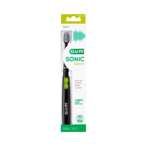 GUM Sonic Daily Toothbrush – Black