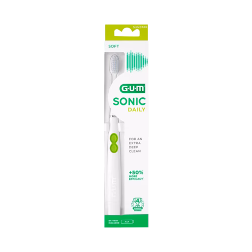 GUM Sonic Daily Toothbrush – White