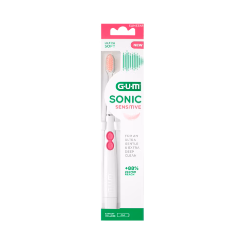 GUM Sonic Sensitive Battery Toothbrush