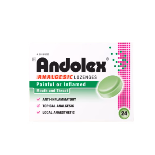 Andolex Analgesic Lozenges