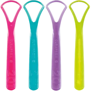 Curaprox Single‑Bladed Tongue Scraper (CTC 201)