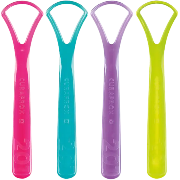 Curaprox Single‑Bladed Tongue Scraper (CTC 201)
